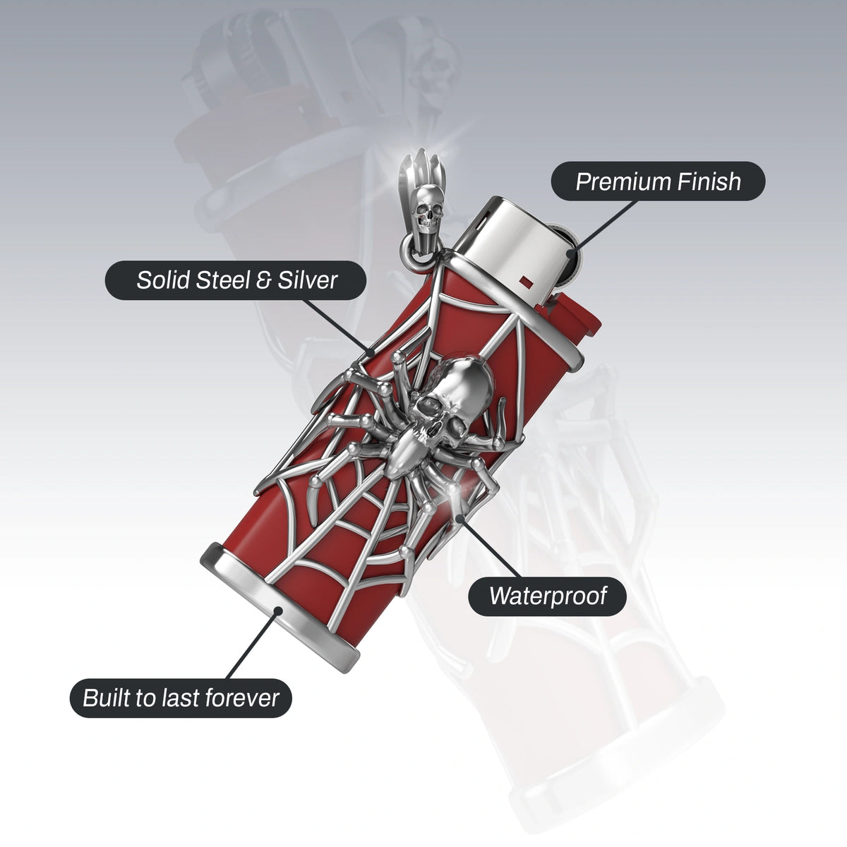 SPIDER LIGHTER CASE