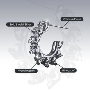 10 STAGES OF ADDICTION EARRING