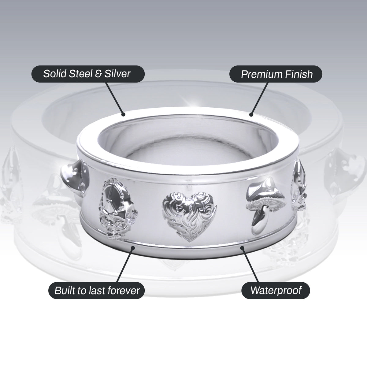 PSYCHEDELIC LOVE RING