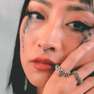 SPIKED HEART SEPTUM - Hard Jewelry™